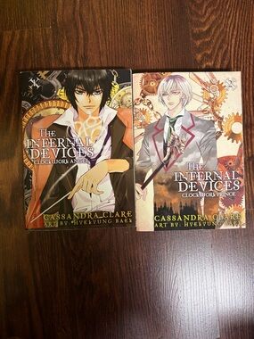 The Infernal Devices graphic novels book 1 and 2 by Cassandra Clare
